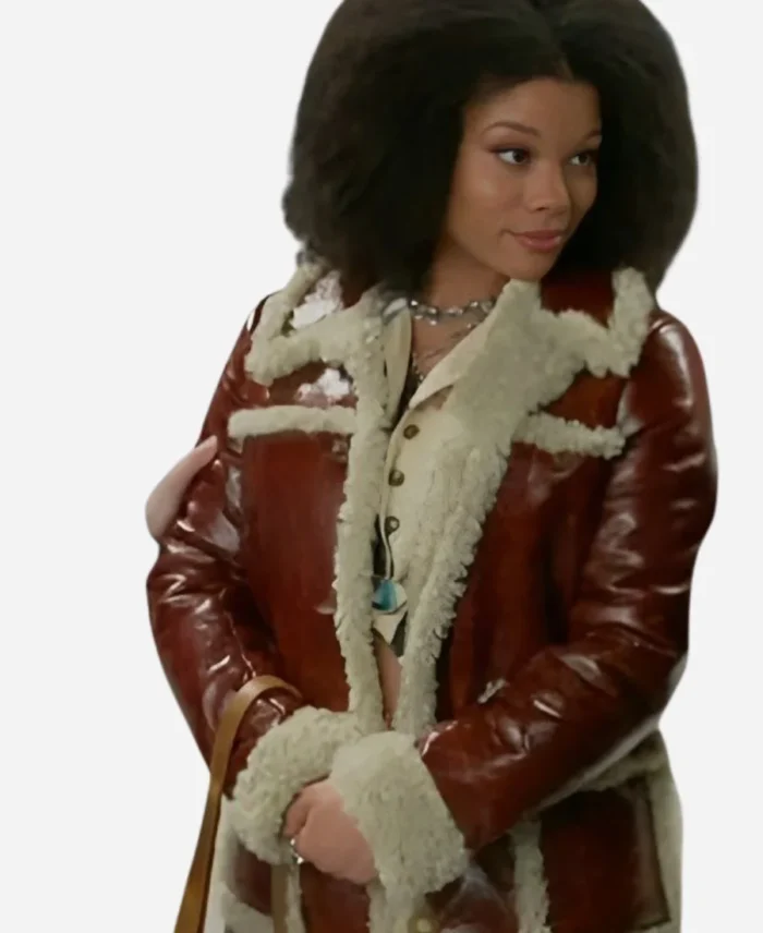 Beyond-The-Gates-2025-Ambyr-Michelle-Brown-Leather-Coat