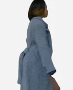 Beyond the Gates Daphnee Duplaix Grey Tweed Coat