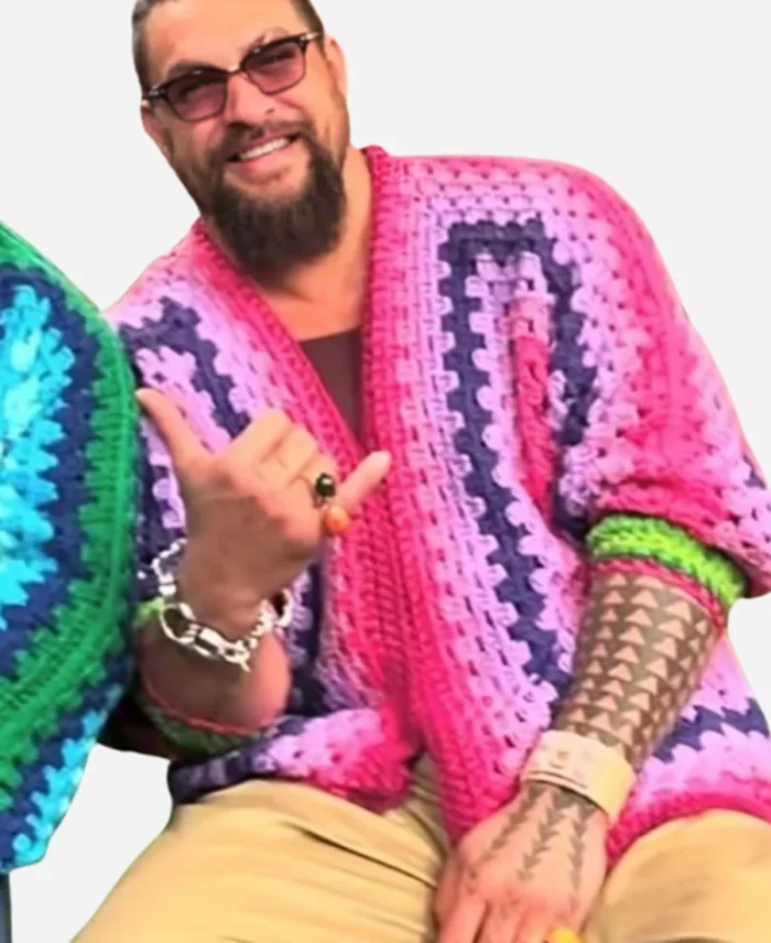 Crochet Jason Momoa Cardigan
