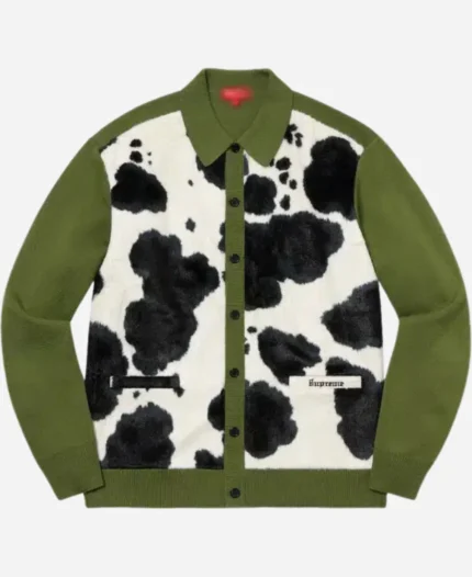 Curb Your Enthusiasm S12 J.B. Smoove Cow Print Cardigan