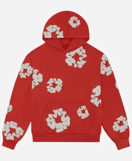 Denim Tears Red Hoodie