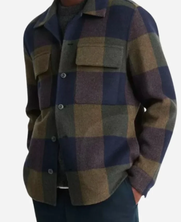 Denis Leary Tv Series Going Dutch 2025 Patrick Quinn Plaid Shirt Jacket
