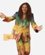 Drew-Barrymore-Show-Amirah-Kassem-Rainbow-Print-Suit