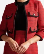 Elsbeth-Tascioni-TV-Series-Elsbeth-S02-Carrie-Preston-Open-Front-Red-Tweed-Jacket