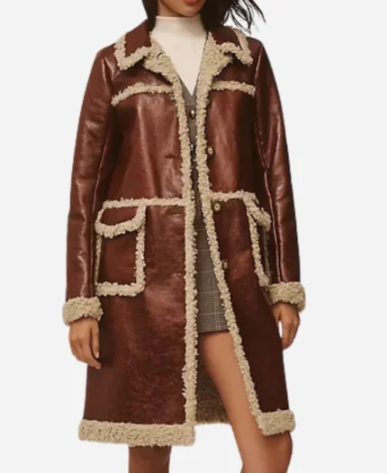Eva-Thomas-TV-Series-Beyond-The-Gates-2025-Ambyr-Michelle-Brown-Leather-Coat