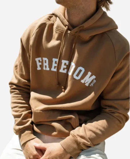 Freedom Brown Hoodie