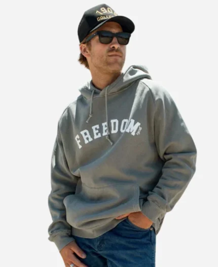 Freedom Grey Pullover Hoodie