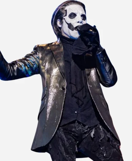 GHOST Rite Here Rite Now Tobias Forge Leather Blazer