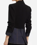 Gabrielle-Walsh-Found-S02-Black-And-Denim-Mixed-Media-Blazer