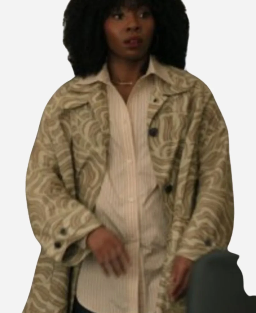 Happy Face 2025 Tamera Tomakili Wave Print Coat Happy Face 2025 Tamera Tomakili Wave Print Coat