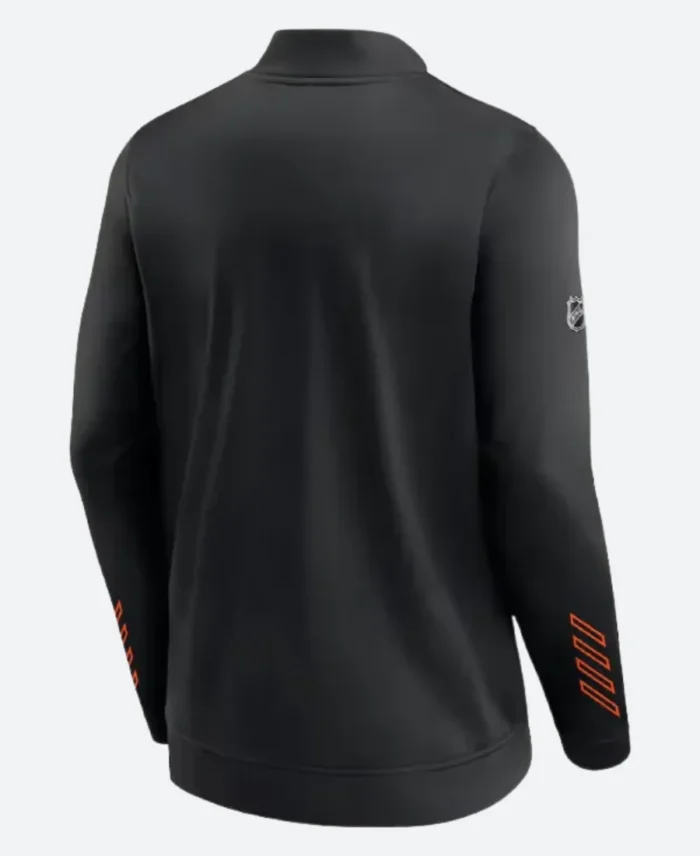 Ice-Hockey-Team-NHL-Philadelphia-Flyers-Locker-Room-Black-Jacket