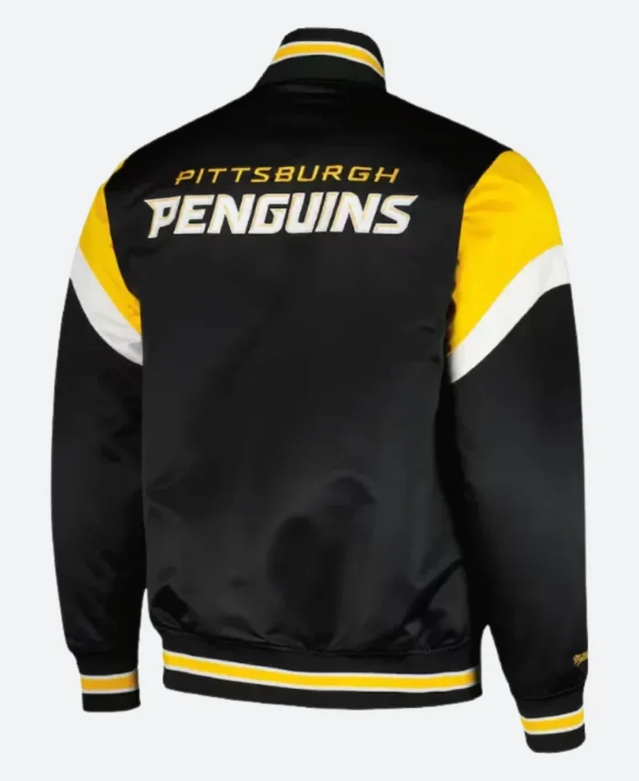 Ice-Hockey-Team-NHL-Pittsburgh-Penguins-Heavyweight-Black-Varsity-Jacket