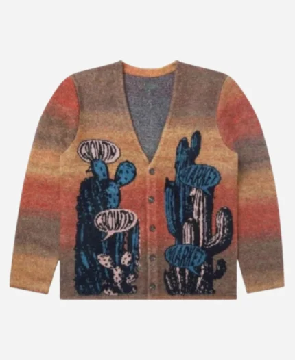 J.B. Smoove Curb Your Enthusiasm S12 Cactus Print Cardigan