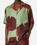Jason Derulo Green Floral ShirtJason Derulo Green Floral ShirtJason Derulo Green Floral Shirt