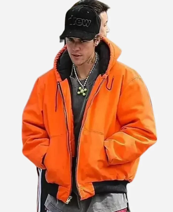 Justin-Bieber-Orange-Jacket