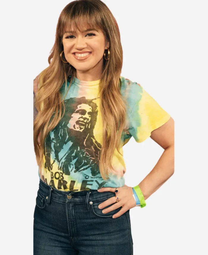 Kelly-Clarkson-Bob-Marley-T-Shirt