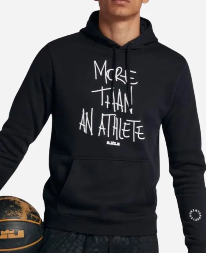 LeBron James More Than An Athlete Pullover Black Hoodie For Sale