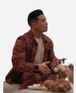 Loot S02 Joel Kim Booster Red Floral Shirt