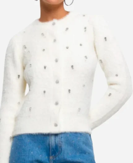 Melissa Fumero Grosse Pointe Embellished Cardigan