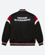 NHL-Chicago-Blackhawks-Black-Red-Varsity-Jacket-For-Unisex
