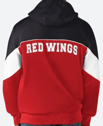 NHL-Detroit-Red-Wings-Starter-Hooded-Jacket-For-Mens