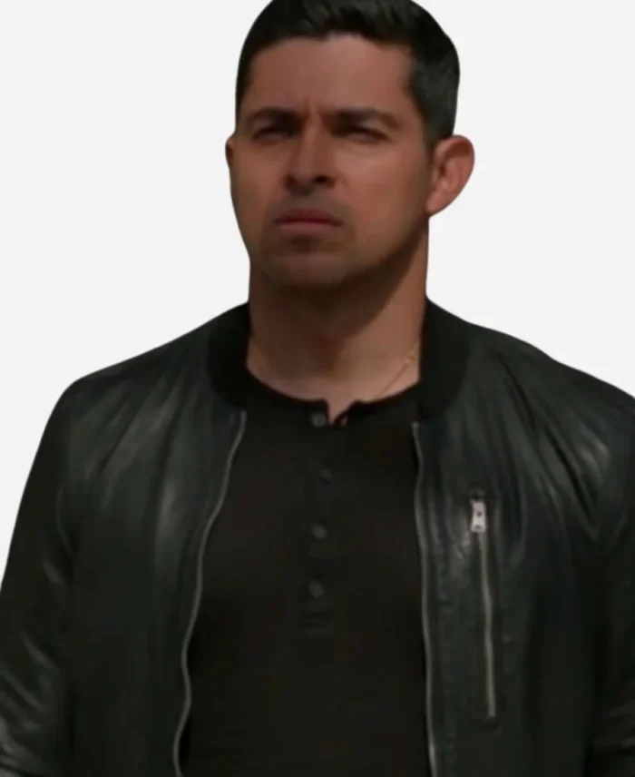 Ncis-Wilmer-Valderrama-Leather-Bomber-Jacket
