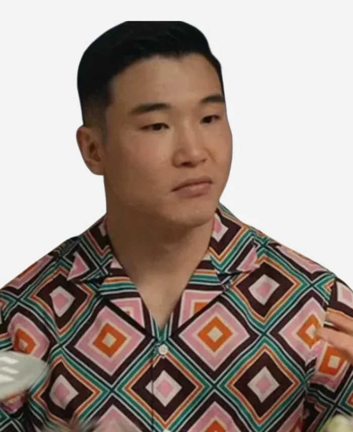 Nicholas TV-Series Loot Season 2 Joel Kim Booster Printed Shirt For Sale