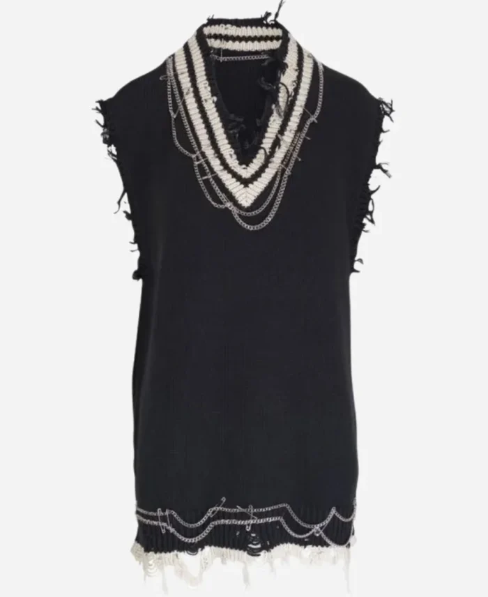 Robyn-McCall-The-Equalizer-Season-05-Queen-Latifah-Embellished-V-Neck-Long-Sweater