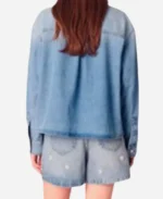 Sara Haines The View 2025 Beaded Embellished Shirt