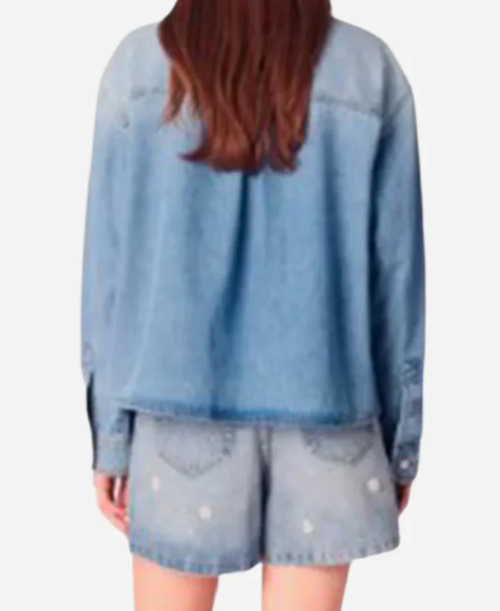 Sara Haines The View 2025 Beaded Embellished Shirt