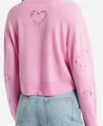Savannah Guthrie The Today Show 2025 Pink Heart Sweater