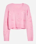 Savannah Guthrie The Today Show Pink Heart Sweater