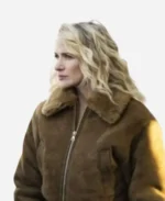 Shantel-VanSanten-FBI-Most-Wanted-S06-Nina-Chase-Brown-Suede-Bomber-Jacket-For-Sale