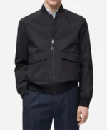 Sterling-K.-Brown-Tv-Series-Paradise-2025-Xavier-Collins-Black-Bomber-Jacket