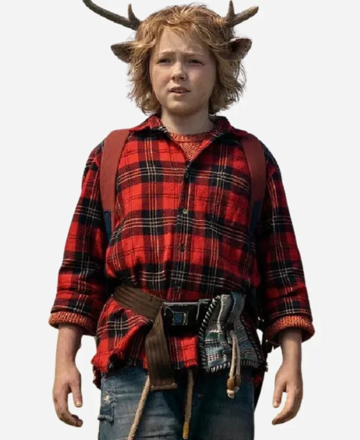 Sweet Tooth Final Season Christian Convery Plaid Jacket