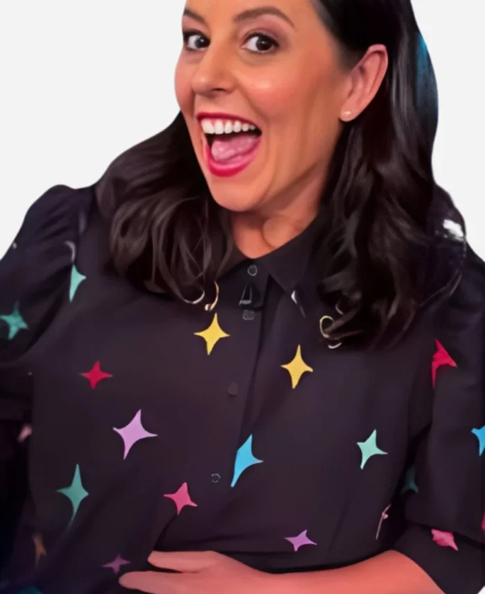 The-Project-Myf-Warhurst-Twinkle-Stars-Print-Shirt