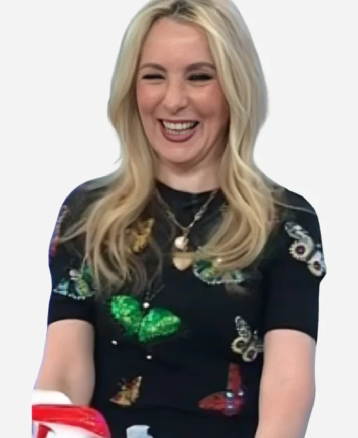 The Today Show Chassie Post Butterfly Sweater