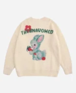 The Unavowed Bunny Crew Neck Sweater For Sale