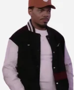 The-Voice-Season-25-Chance-the-Rapper-Black-Bomber-Jacket-For-Sale