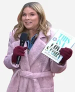 Today 2025 Jenna Bush Hager Pink Wrap Coat
