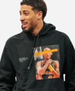 Tyrese Haliburton Reggie Miller Choke Black Pullover Hoodie