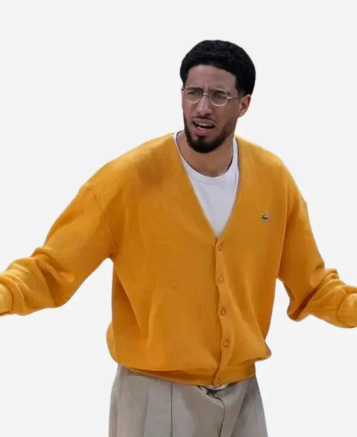 Tyrese Haliburton Yellow Cardigan