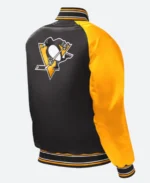 Youth-Starter-Pittsburgh-Penguins-Raglan-Black-Yellow-Varsity-Jacket