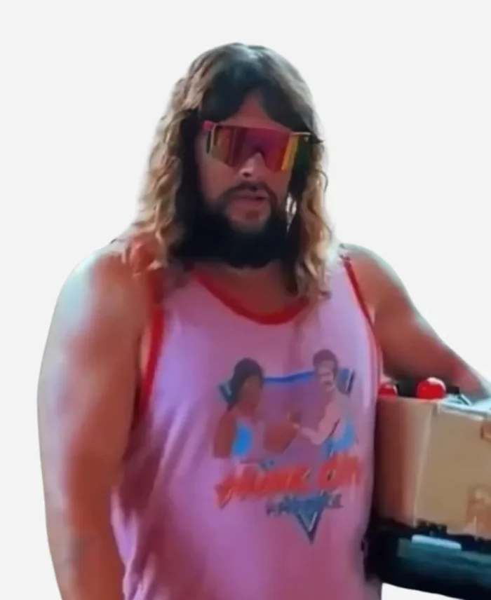 A-Minecraft-Movie-2025-Jason-Momoa-Pink-Sleevless-Tank-Top