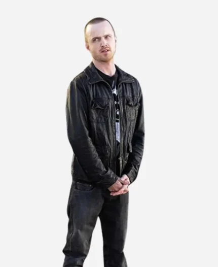 Aaron-Paul-Tv-Series-Breaking-Bad-Season-04-Jesse-Pinkman-Black-Leather-Jacket