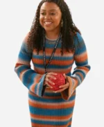 Abbott-Elementary-Blue-Stripe-Rib-Knit-Dress