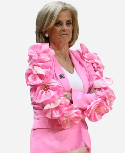 American-Basketball-Player-Kim-Mulkey-Pink-Jacket-For-Women