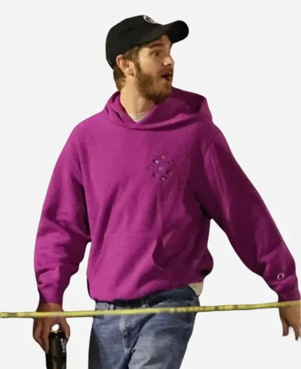 Andrew-Garfield-Purple-Stones-Pullover-Hoodie