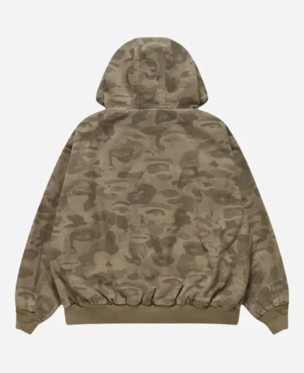 Bape-x-Kidsuper-Solid-Camo-Jacquard-Green-and-Black-Jacket