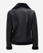 Black-Asymmetrical-Shearling-Leather-Jacket-For-Women
